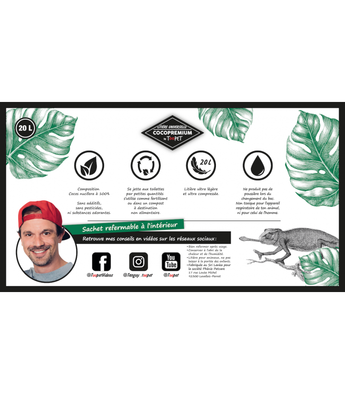 Litière Universelle "Coocopremium" by Toopet