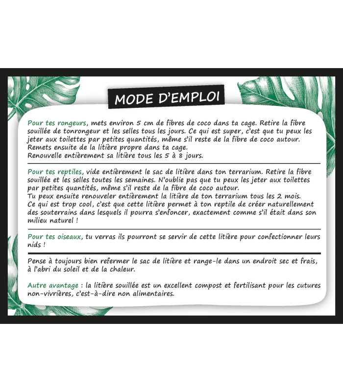 Litière Universelle "Coocopremium" by Toopet