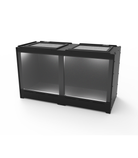 Delta First 92x41x54 "vitres en verres"