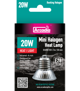 Mini Halogen heat Lamp 20 watts
