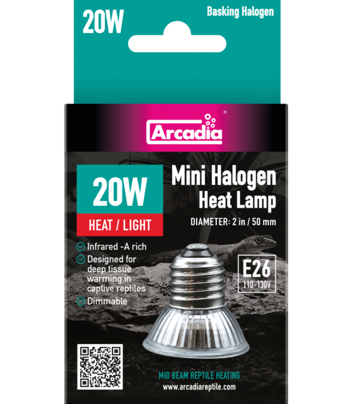 Mini Halogen heat Lamp 20 watts